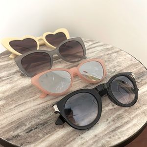 Set of 4 Womens Fashion Sunglasses